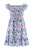 happy girls Jurk  pastelblauw / petrol / pastelroze / wit