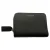 Saint Laurent compacte portemonnee met ritssluiting en korrelmotief (Rive Gauche) in grijs leer.