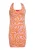 swirly Gebreide jurk  oranje / pink