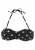 LASCANA Bikinitop  zwart / wit