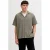 JACK & JONES loose casual overhemd met textuur kaki
