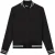 The Kooples Zip-up Sweatshirt With Rib Detail Black
