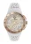 Plein Sport Analoog horloge ‘THUNDERSTORM’  rose-goud / wit