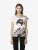 KOROSHI Shirt  geel / cranberry / zwart / wit
