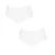 Verpakking van 2 Dames Hoge Taille Bamboe Onderbroeken Q906
