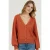 EsQualo Cardigan Lurex Rust