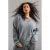 Yest Curve Plus Size gebreide trui – grijs