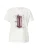 COMMA Shirt  bordeaux / zwart / wit
