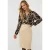 EsQualo Blouse V-neck Harmony Print