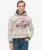 Outdoor Hoodie met Print Beige
