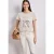 Shirt met ronde hals en foliedruk