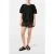 Scotch & Soda Cotton Twill Embroidered Top Black