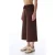 Oversized gebreide culotte-short met halfhoge taille