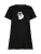 Karl Lagerfeld Slaapshirt ‘Ikon Rhinestone’  rosa / zwart / wit