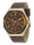 GUESS Analoog horloge  chocoladebruin / goud / transparant