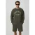 Oversized sweatshirt met print en ronde hals