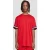 Urban Classics Oversized Stripes Mesh Tee Cityred