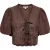 Only Onlbryson ss short emb tie top wvn –