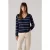 Levi’s Petal Vneck Sweater Stephanie Stripe Navy