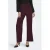 ONLY wide leg casual broek met glitter donkerrood