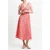 French Connection Sheila Voluminous Midi Dress Watermelon Red