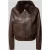 Zero Jack in leerlook met imitatiebont