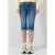 QS capri jeans medium blue denim