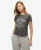 Superdry Vrouwen Athletic Nauwsluitend T-shirt met Grafische Print Donkergrijs