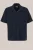 WE Fashion – Heren regular fit overhemd met structuur – Regular fit – Donkerblauw – Katoen –