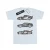 Disney Dames/Dames Cars Tekst Racers Katoenen Vriendje T-shirt (Wit)
