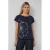 s.Oliver BLACK LABEL top marineblauw/goud