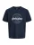 Jack & Jones Plus Shirt ‘JJEDover Denim’  navy / wit