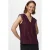 PIECES rechtvallende top – donkerrood