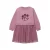 s.Oliver midi sweatjurk met glitters en tekst – roze