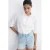 Mango straight leg denim short – lichtblauw
