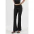 Geribbelde Elastische Flared Broek