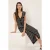 Gestreepte maxi-jurk voor dames, mouwloos, casual/dagelijks, slank model