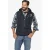 Jan Vanderstorm bodywarmer ERKULF Plus Size met printopdruk donkerblauw
