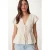 Viskose Poplin V-hals Strikblouse