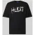 Hugo Blue Regular fit T-shirt van puur katoen, model ‘NAMERIX’
