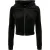 Urban Classics Dames fluwelen korte volledige zip hoodie
