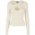 Dames-T-shirt met lange mouwen Urban Classics Crossed Cut Out GT