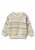 WHEAT Trui ‘August’  sand / pastelblauw / groen / zwart