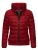 Marikoo dames gewatteerde jas Poisen met hoge kraag & teddyfleece zakken