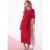 Street One Dames Midi-jurk met knoopdetail in Rood