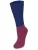 normani Sokken  ultramarine blauw / bessen