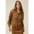 Oltre Lace Shirt With Scalloped Edge Brown