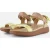 Woden Woden Line Sandalen taupe