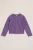 WE Fashion – Meisjes T-shirt met lange mouwen – Donkerpaars – Katoen –