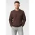 Cars sweater met textuur bruin